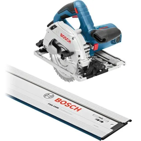 Reapris GKS 55+ GCE Bosch Cirkelsåg med styrskena, 1350 W
